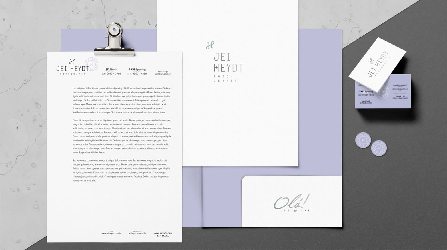 Branding Graphic Design Jei Heydt Fotografia - Photographer Wedding - i94.Co™